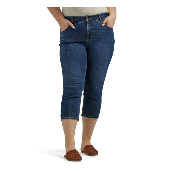 Lee Women's Plus Midrise Capri - Picture 1 of 8